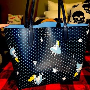 Kate Spade Alice in wonderland large tote